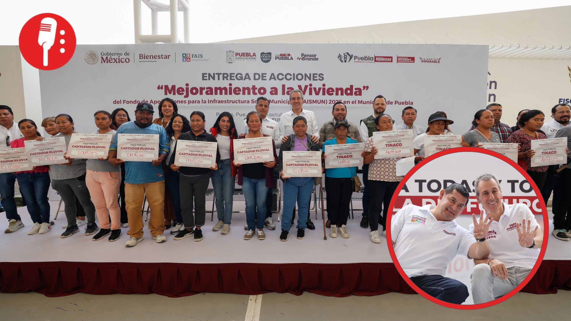 Pepe Chedraui  y Armenta equiparon viviendas de familias más necesitadas