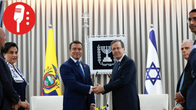 Noboa pide apoyo a OEA y a Israel contra protestas sociales; escala represión