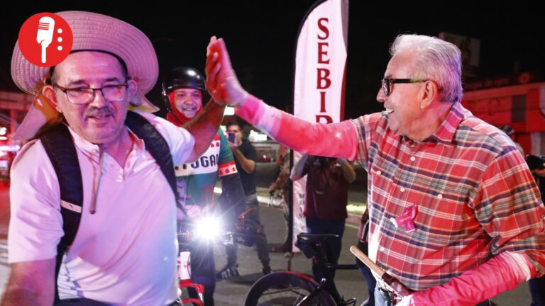 Gobernador Rubén Rocha encabeza Rodada Rosa 2025 con más de 750 ciclistas
