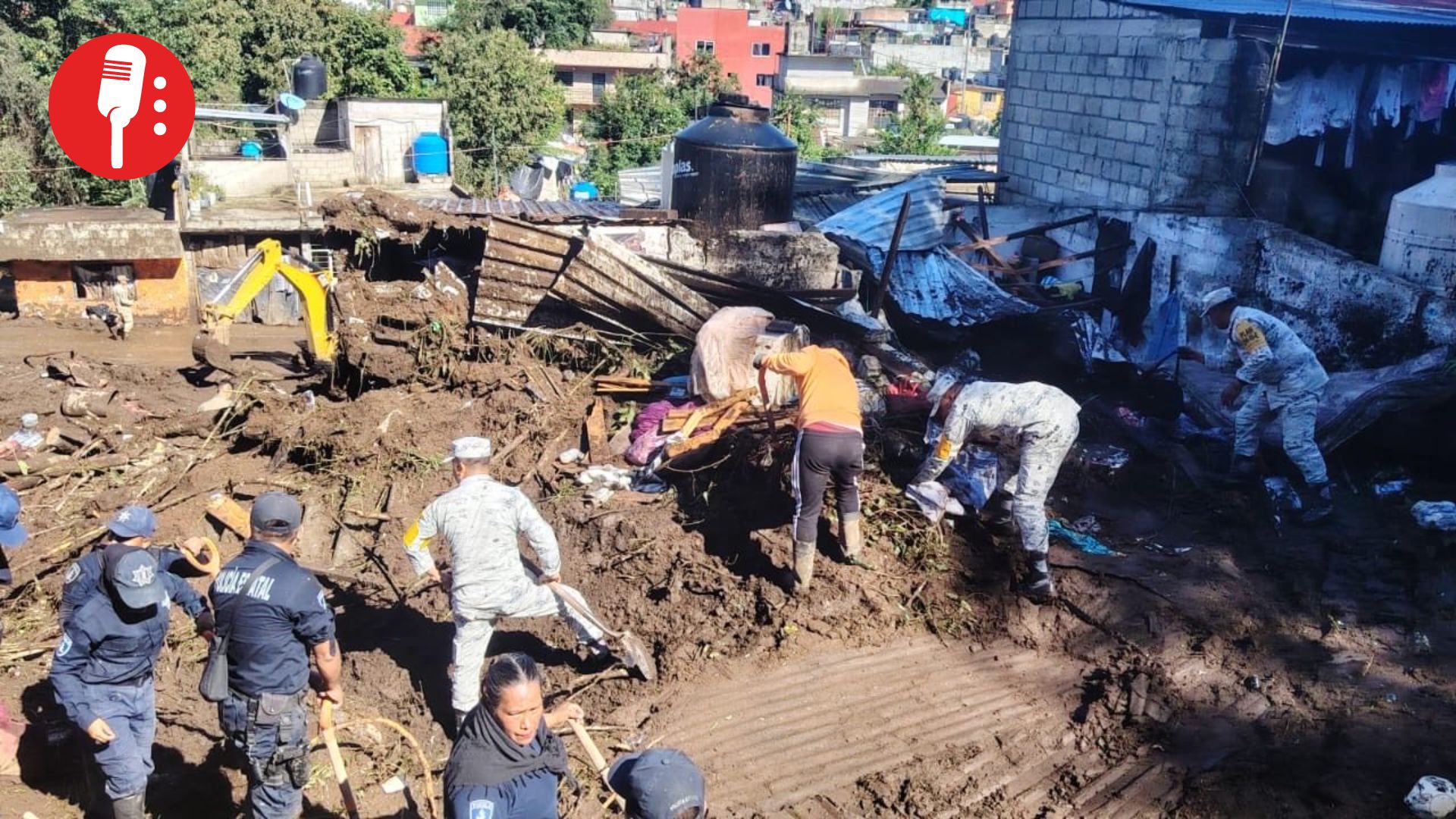 Suman 64 personas fallecidas y decenas de desaparecidos por lluvias en cinco estados de México