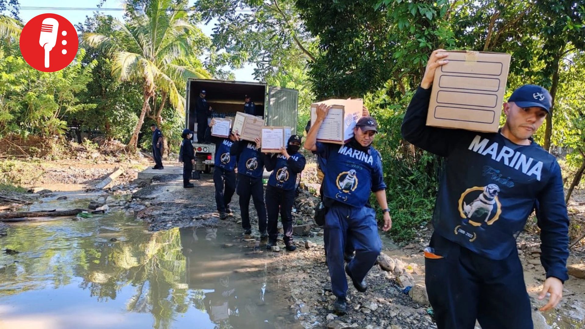 Marina rescata a más de 7 mil personas tras intensas lluvias en el país