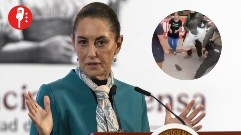 Sheinbaum advierte: “No hay certeza sobre la veracidad de videos donde el crimen organizado reparte despensas en Veracruz”