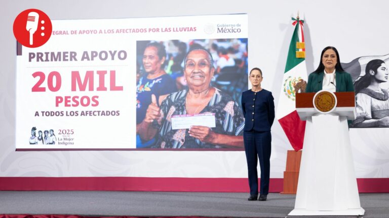 Gobierno anuncia inversión inicial de 10 mil mdp en apoyos directos a damnificados por lluvias