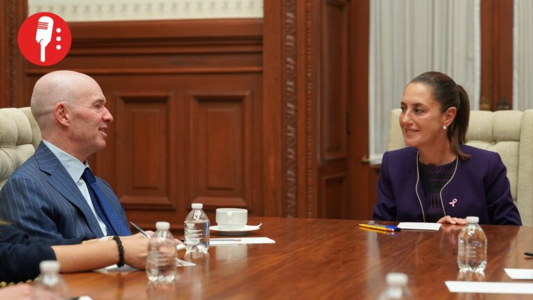Sheinbaum recibe a Ben Horowitz en Palacio Nacional para dialogar sobre inteligencia artificial