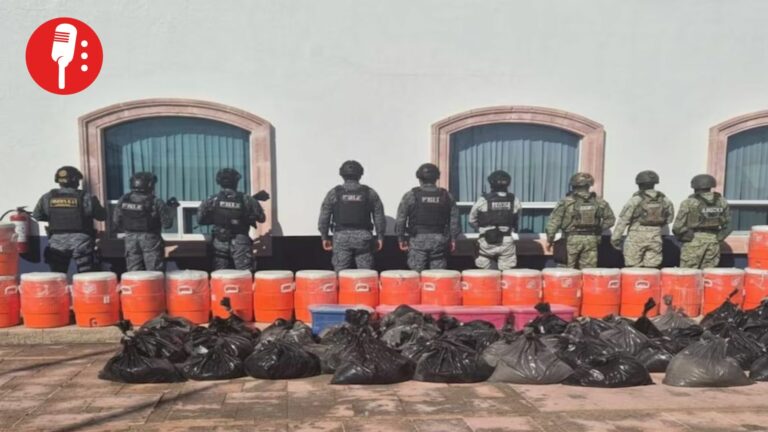 Ejército y Guardia Nacional desmantelan laboratorio con 1.7 toneladas de metanfetamina en Zacatecas