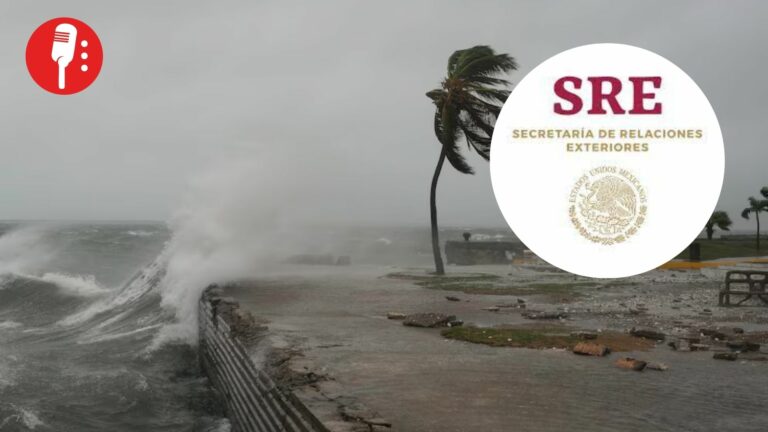 SRE activa asistencia a mexicanos ante huracán Melissa en Jamaica y Cuba