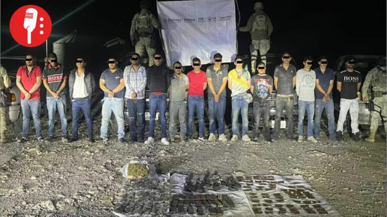 Ejército captura a 15 presuntos integrantes de cártel en Abasolo, Tamaulipas