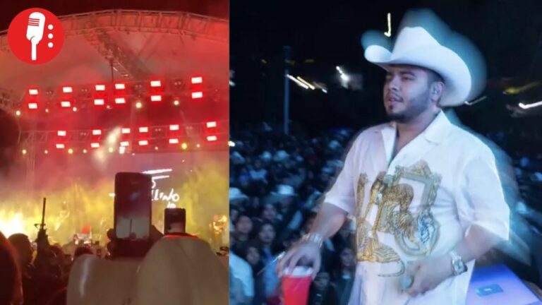 Realizan disparos con arma larga en concierto de Tito Torbellino Jr.; el video se vuelve viral