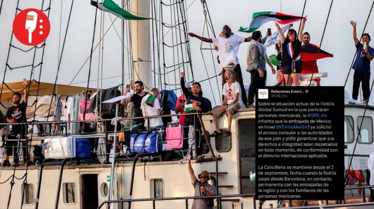 México solicita acceso consular a Israel por detención de activistas en Gaza
