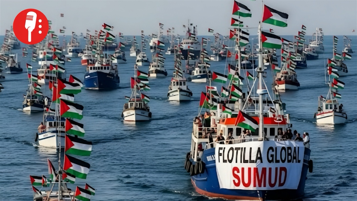 Flotilla Global Sumud: 90% de sus integrantes son detenidos por autoridades israelíes