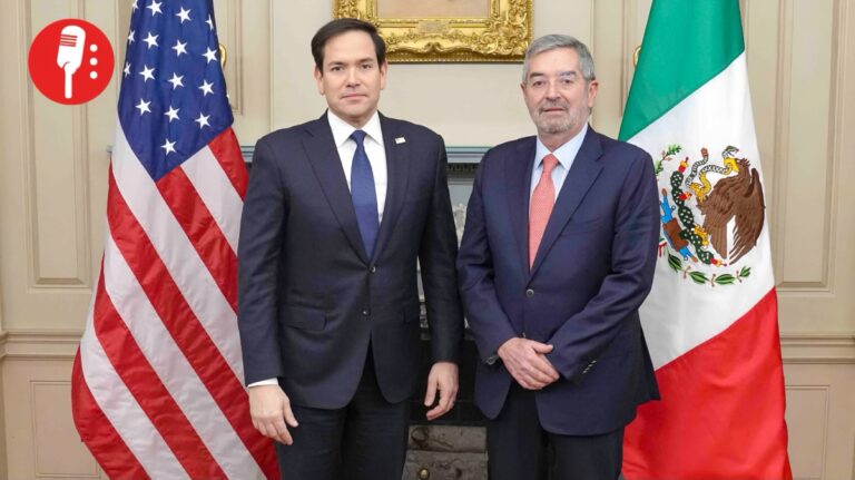 Reunión entre Juan Ramón de la Fuente y Marco Rubio en Washington