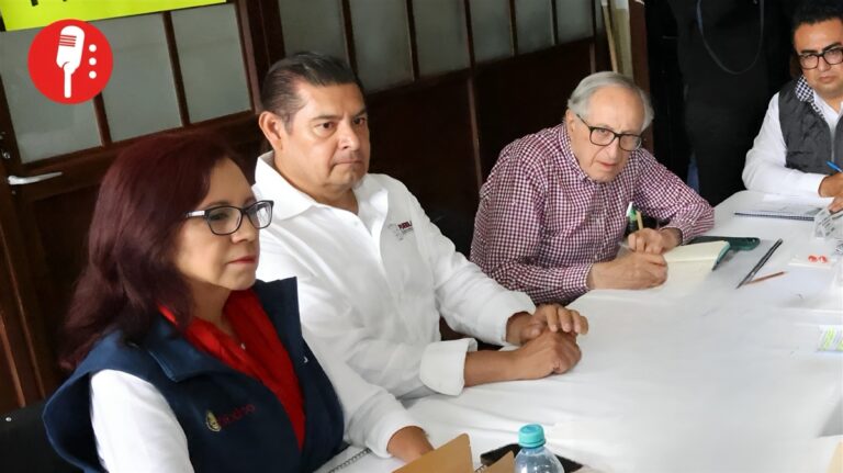 Autoridades de Puebla y México unen esfuerzos tras fuertes lluvias en la Sierra Norte