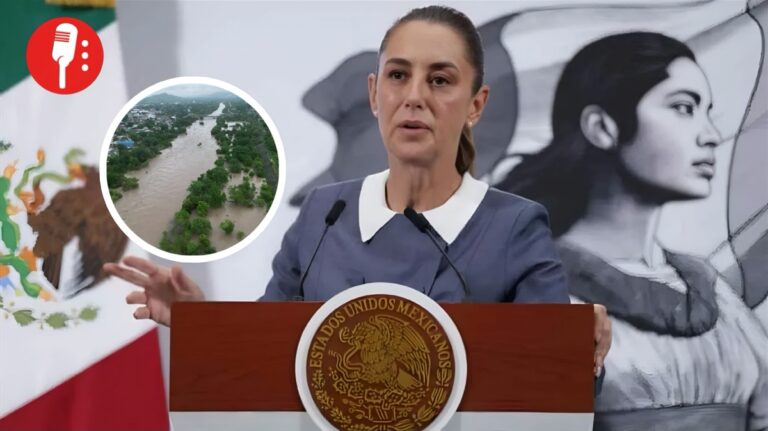 Sheinbaum anuncia proyecto para contener el río Cazones en Veracruz