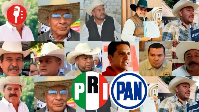Militantes panistas y priistas lideran bloqueos de carreteras