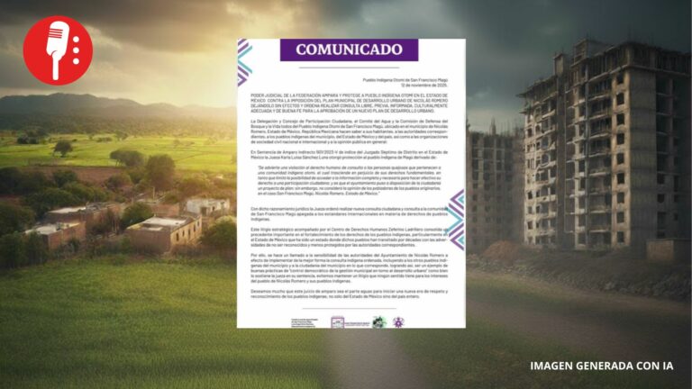 Pueblo otomí vence al Ayuntamiento: tumban plan inmobiliario en Edomex