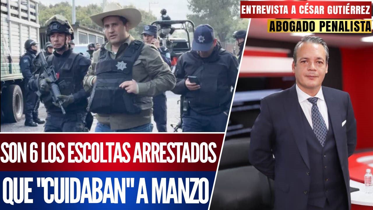 Entrevista | César Gutiérrez opina sobre la detención de los escoltas de Carlos Manzo