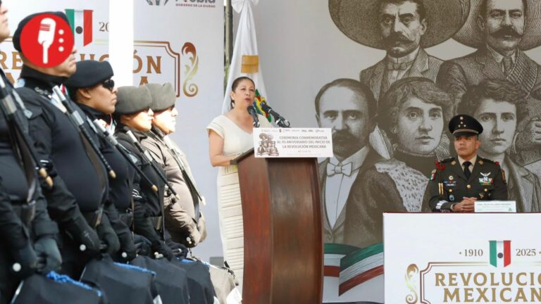 Puebla conmemora el 115 aniversario de la Revolución Mexicana