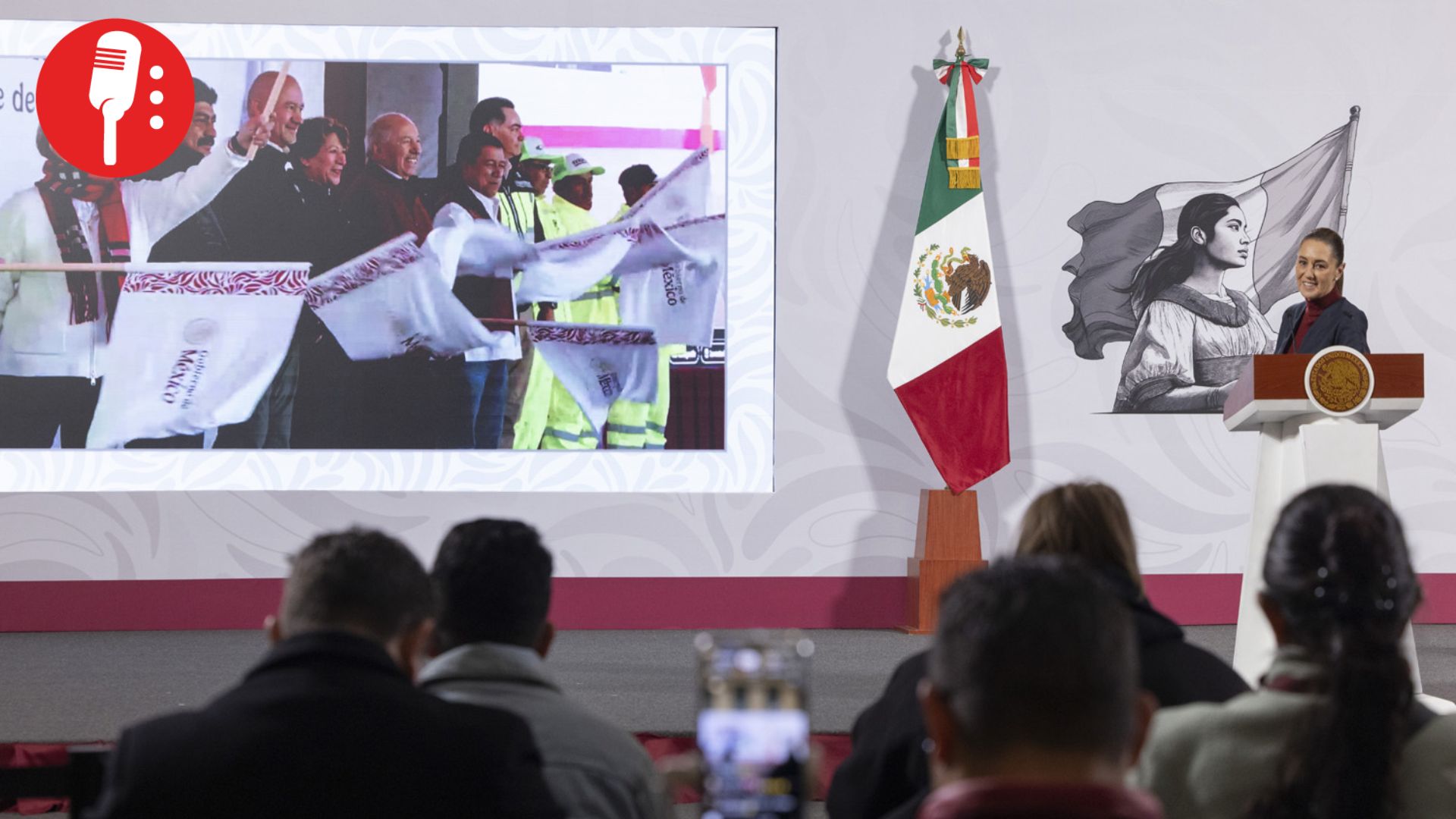 Sheinbaum impulsa modernización vial en Edomex Oriente con entrega de trenes de pavimentación