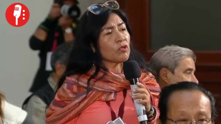 Reyna Haydée afirma no contar con un medio de comunicación; aun así ingresa a la Mañanera del Pueblo