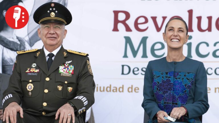 “El Ejército surgió del pueblo y sigue sirviendo al pueblo”: Trevilla Trejo en el 115 aniversario de la Revolución
