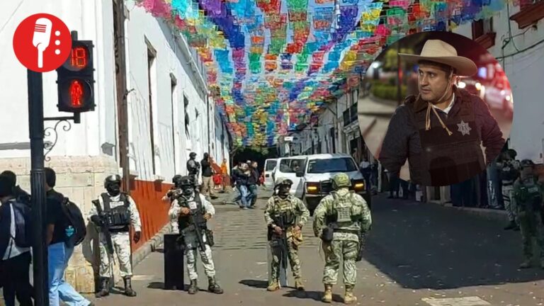 Detienen a seis escoltas de Carlos Manzo en operativo estatal y federal