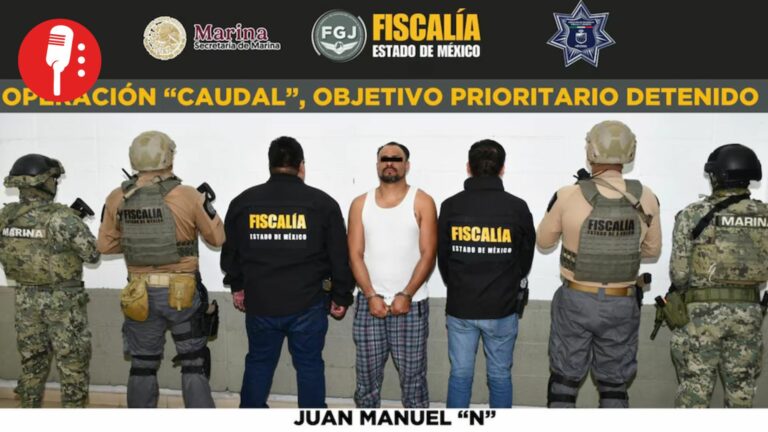 Detienen a Juan Manuel “N”, líder de red criminal dedicada al robo de agua en Ecatepec