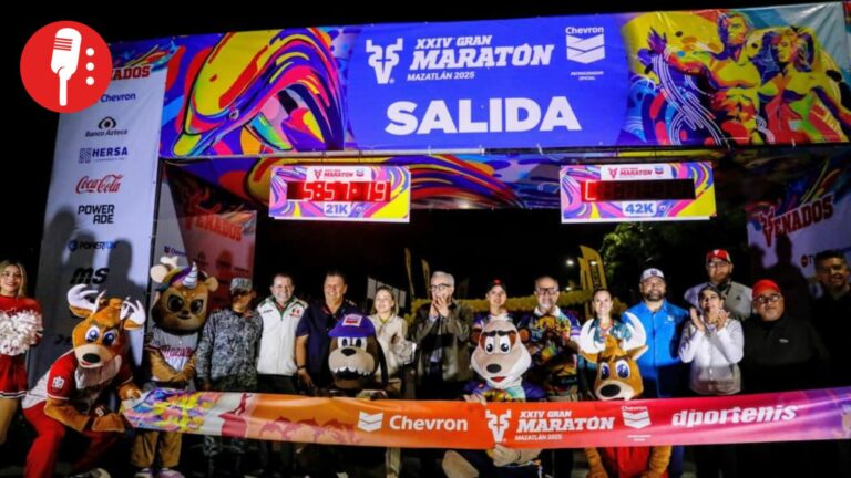 Mazatlán se llena de energía con el XXIV Maratón Internacional: Rocha Moya da el banderazo