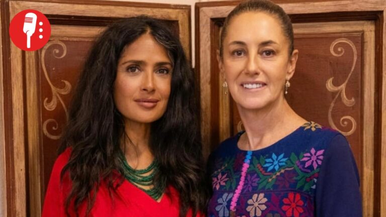 Claudia Sheinbaum se reúne con Salma Hayek y celebra el activismo de mujeres mexicanas