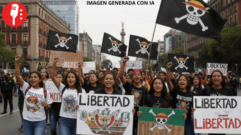 “Generación Z” convoca marcha anticorrupción con banderas de One Piece; Sheinbaum cuestiona su autenticidad