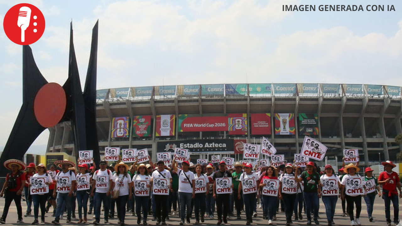 CNTE anuncia paro nacional y advierte: “Cumplen o no habrá Mundial”  