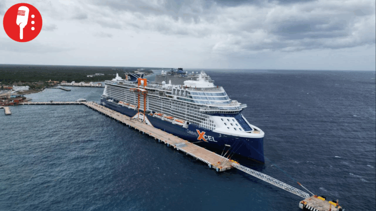 Cozumel hace historia: Mara Lezama recibe al crucero Celebrity Xcel, el más moderno del mundo
