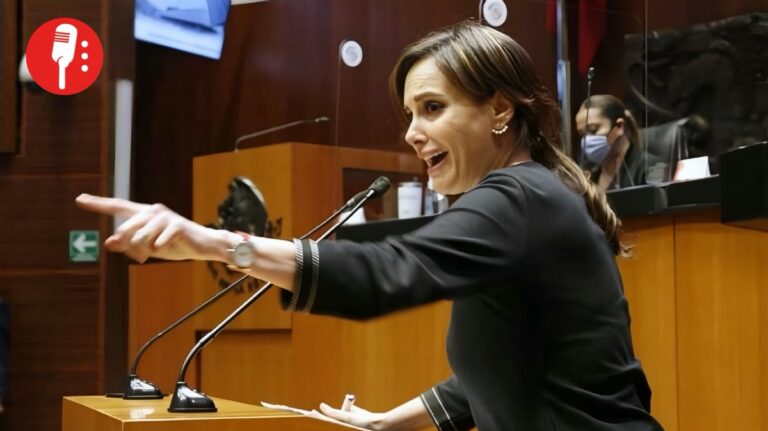 Lilly Téllez arremete contra Noroña en el Senado