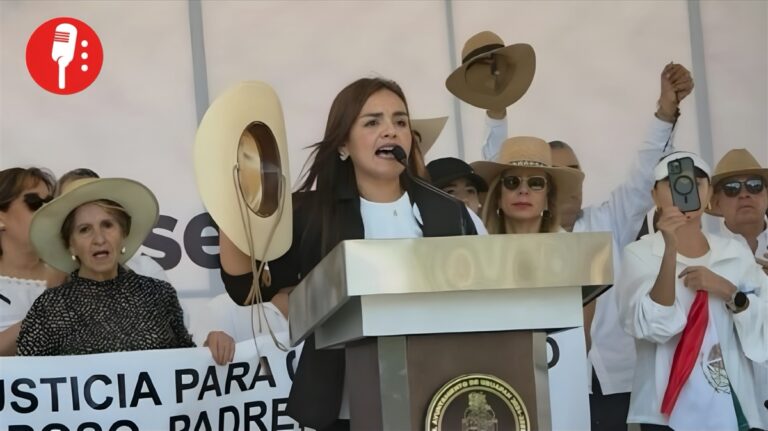 Grecia Quiroz llama al voto de castigo en 2027