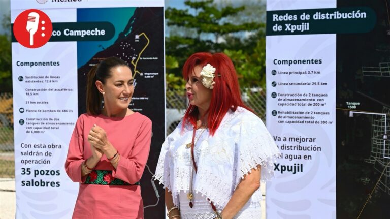Sheinbaum inicia construcción del Acueducto de Campeche