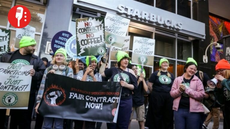 Baristas paran Starbucks en Black Friday