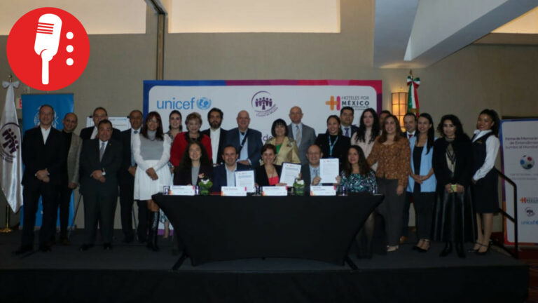 Asociación hotelera, Consejo Ciudadano y UNICEF, firman convenio contra violencia infantil y trata