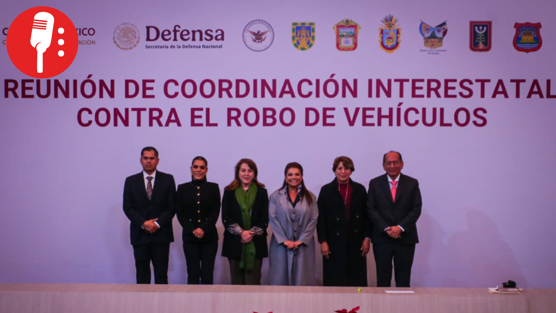 Gobiernos del Valle de México acuerdan frente común contra robo de vehículos y extorsión