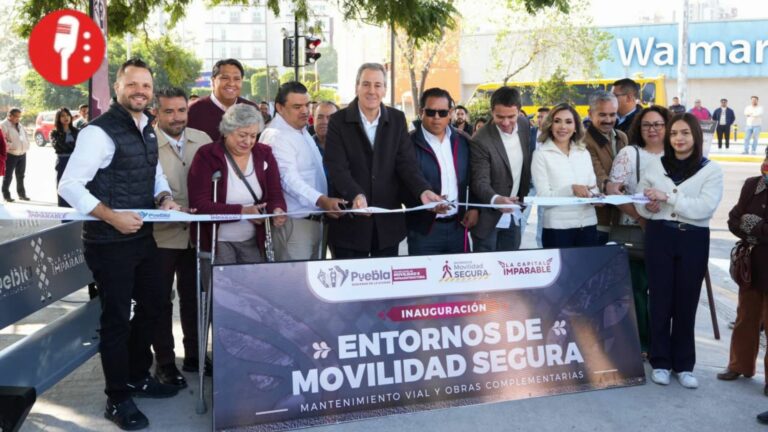 Pepe Chedraui moderniza intersecciones viales en Puebla