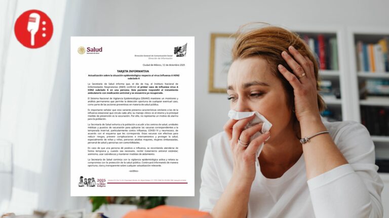 La gripa H3N2 K llegó a México: Secretaría de Salud de México