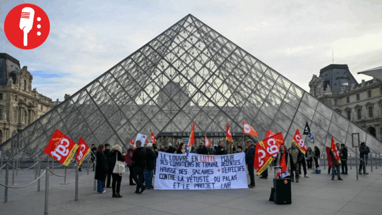 Museo del Louvre cierra sus puertas por huelga de trabajadores