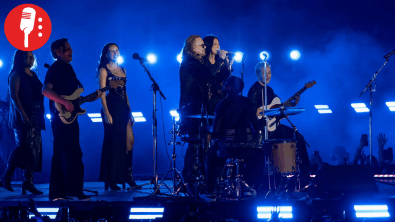 Dua Lipa desata euforia al interpretar “Oye mi amor” junto a Fher, de Maná
