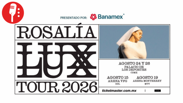 Rosalía regresará a México en 2026 con su “LUX Tour”: fechas y precios