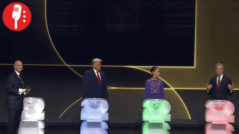 “Viva México”: Claudia Sheinbaum en Sorteo de la FIFA