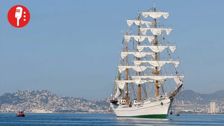 Buque escuela Cuauhtémoc concluye crucero de instrucción y regresa a Acapulco