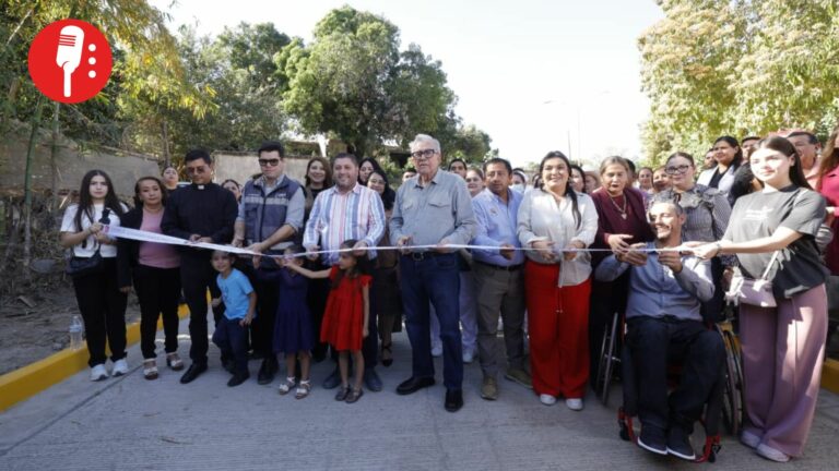 Inaugura Rocha Moya vialidades que generan bienestar en Badiraguato