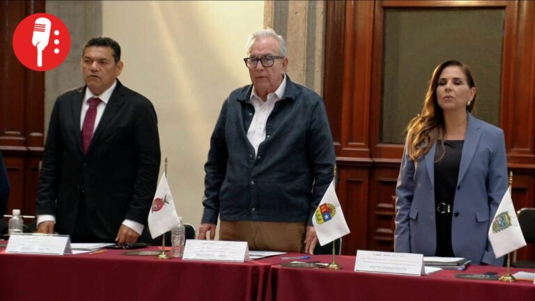 Rocha Moya respalda en Palacio Nacional los avances en seguridad y protección civil del país