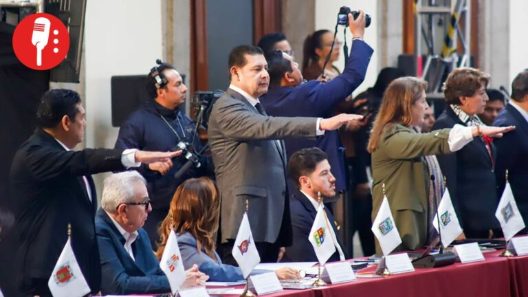Alejandro Armenta rinde protesta como integrante del Consejo Nacional de Protección Civil
