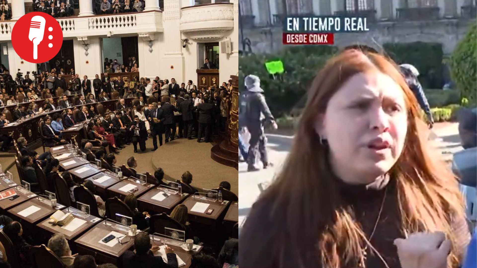 Morena acusa a TV Azteca de montaje durante marcha de generación Z