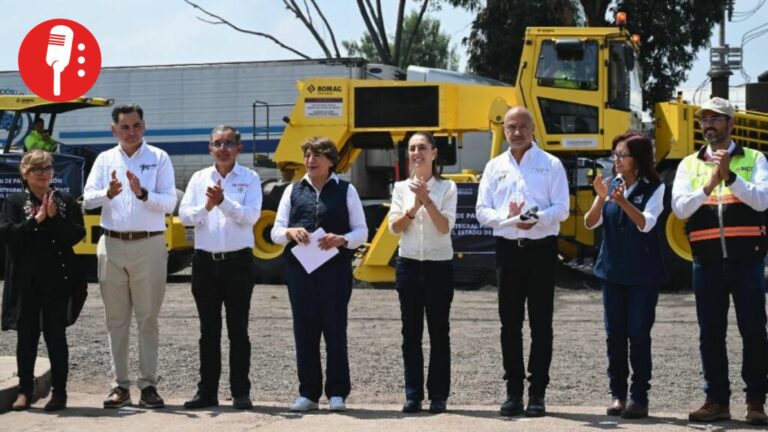 Sheinbaum destaca compra de nueva flota de repavimentación para modernización de carreteras
