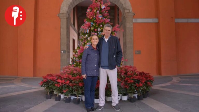Sheinbaum llama a la unión y a los valores familiares en mensaje navideño a México